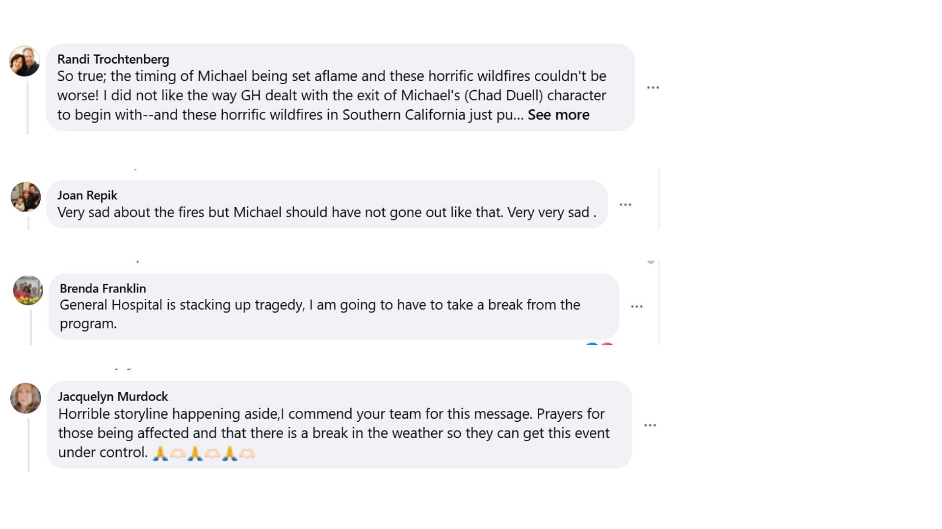 Some fans are unhappy with Michael&#039;s exit story arc (Image via Facebook/@General Hospital)