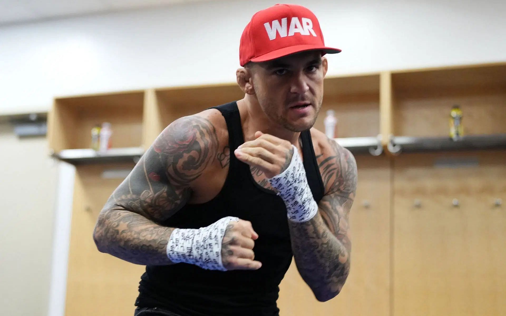 Dustin Poirier (pictured) issued invite to face former opponent in Bare Knuckle FC clash [Image courtesy: Getty Images]