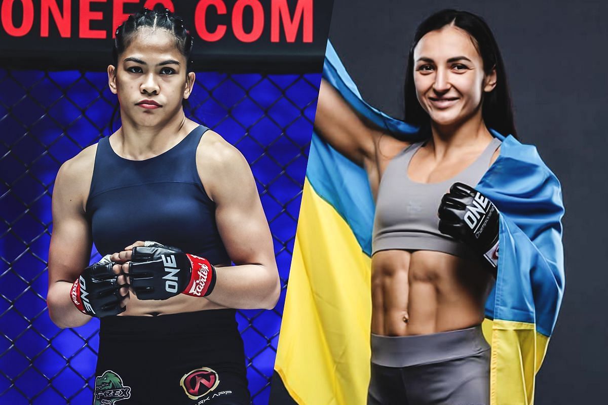 Denice Zamboanga (left) Alyona Rassohyna (right) [Photos via: ONE Championship]