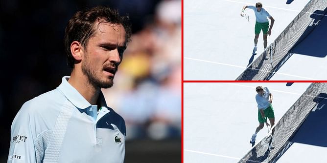 WATCH: Daniil Medvedev furiously destroys the camera with his racket in shocking outburst during Australian Open 1R