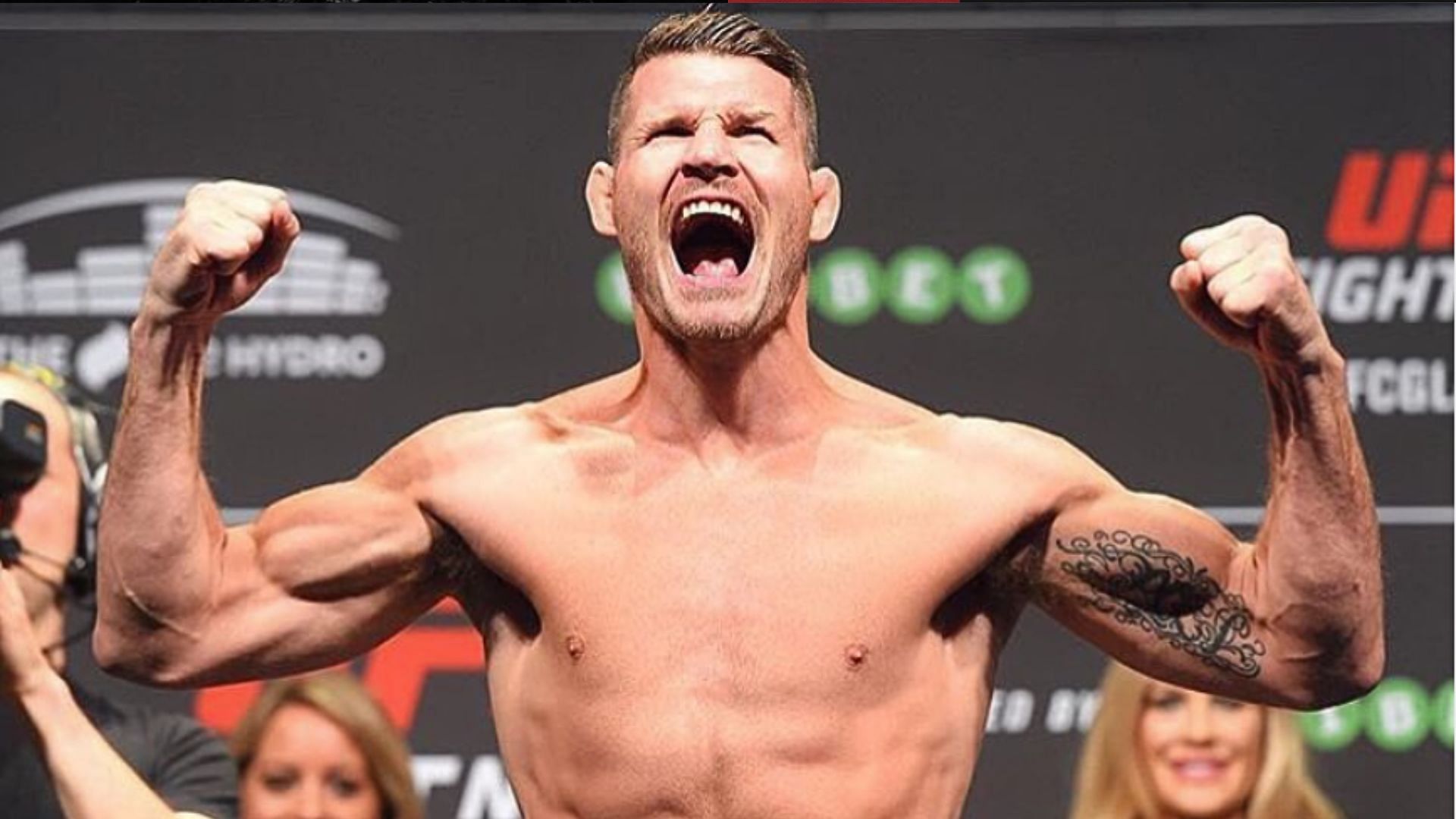 Michael Bisping as Connor (Image via Instagram/@bispingdoc)