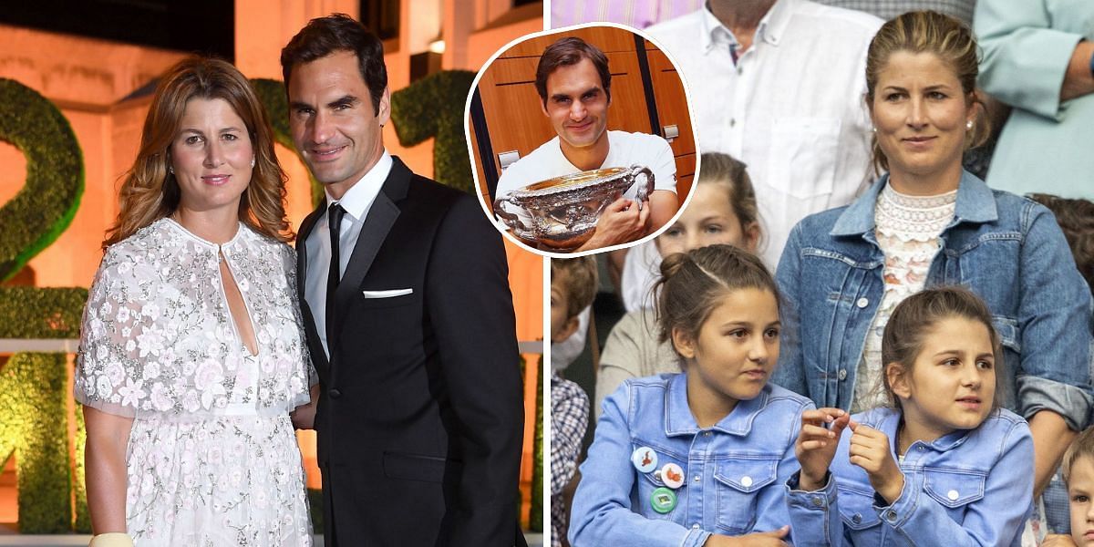 When Roger Federer won Australian Open months after his wife Mirka gave birth to twin daughters (Source: Getty)