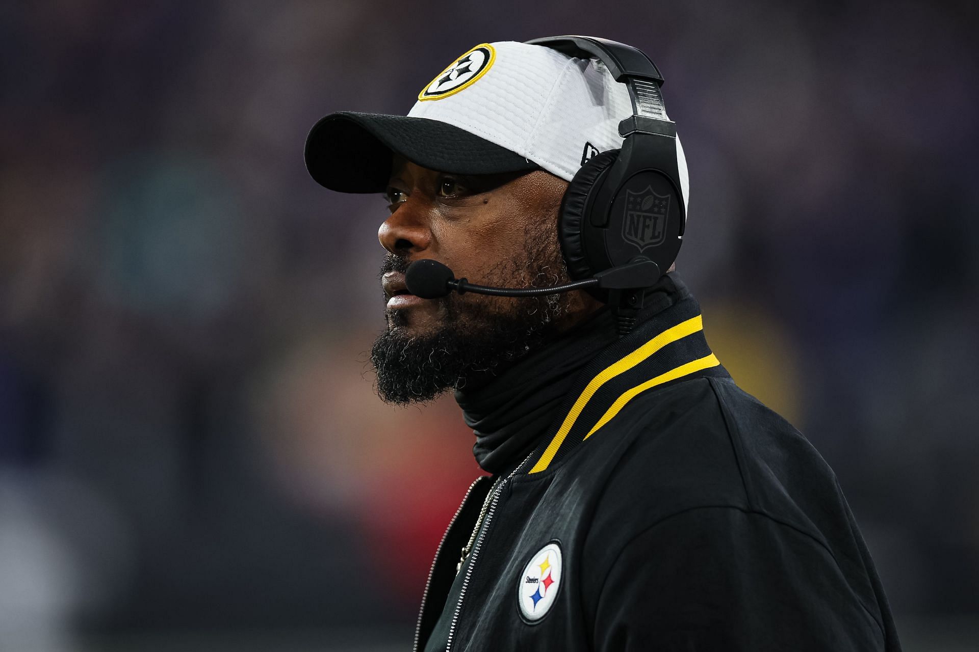 Mike Tomlin during AFC Wild Card Playoffs: Pittsburgh Steelers v Baltimore Ravens - Source: Getty