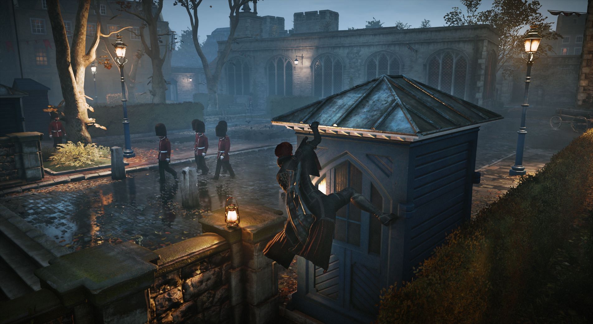 Sneaking around is still fun and engaging in Assassin&#039;s Creed Syndicate (Image via Ubisoft)