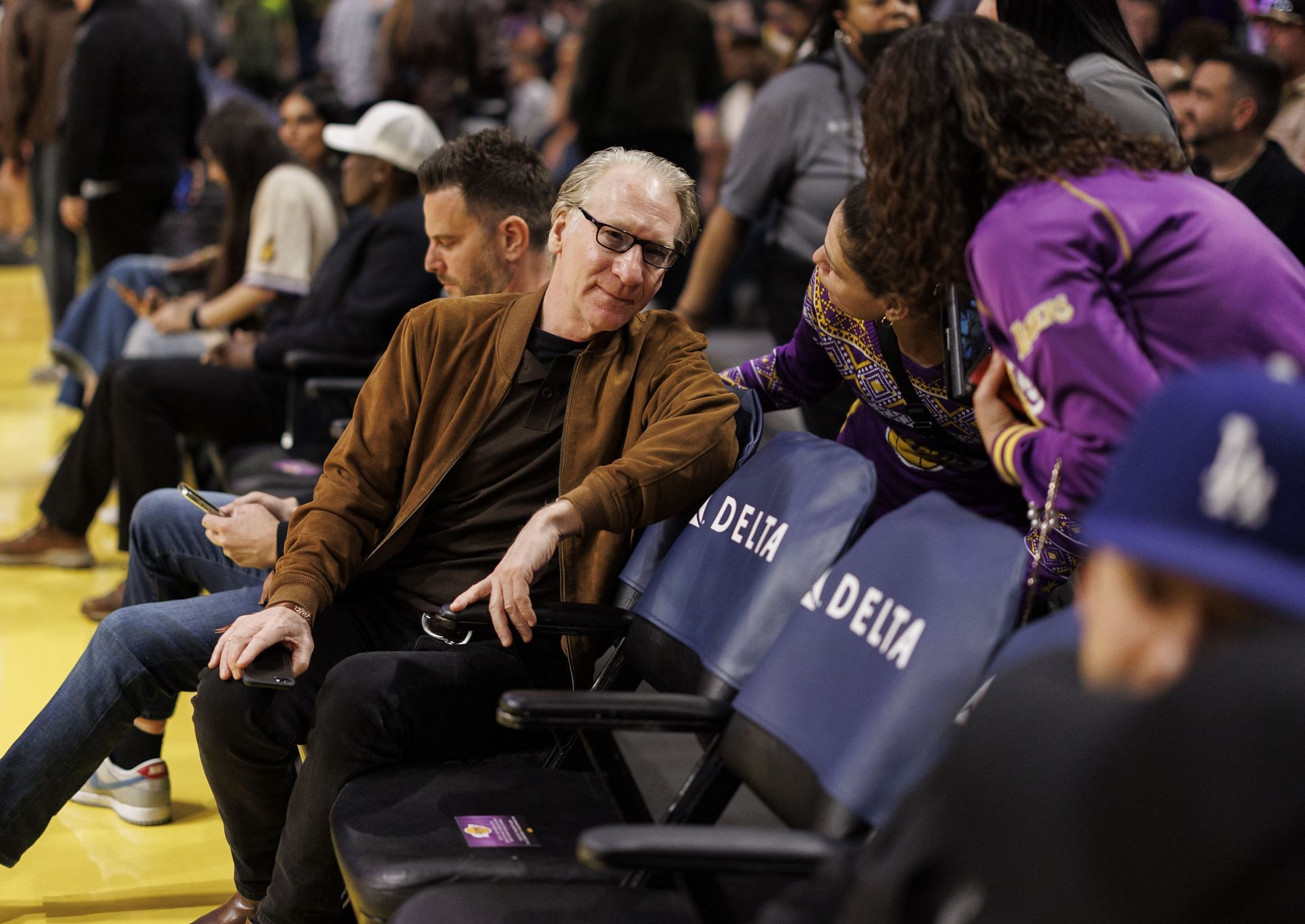 Lakers vs Trailblazers Los Angeles, CA. (Image via Getty)