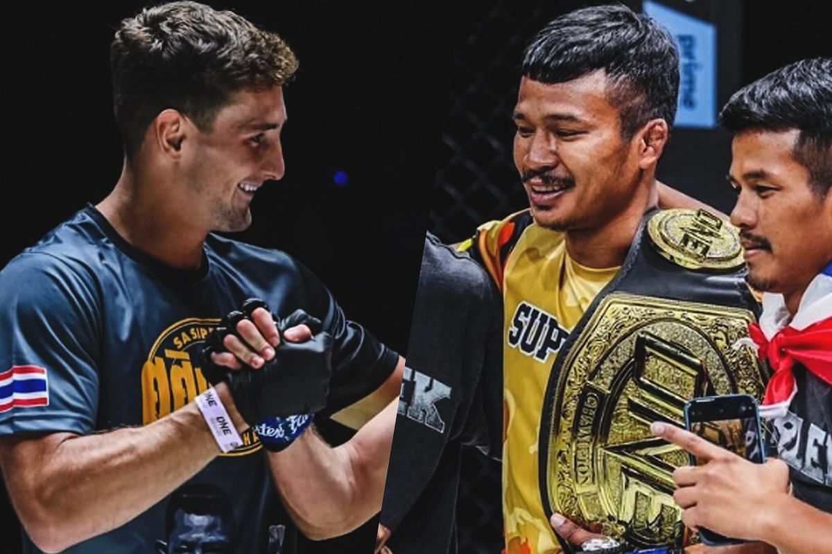 Nico Carrillo (left) Superlek (right) [Photos via: ONE Championship]