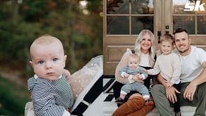 Mike Trout's wife Jessica shares cute update as newborn son Jordy enters his 'scritchy scratchy' phase