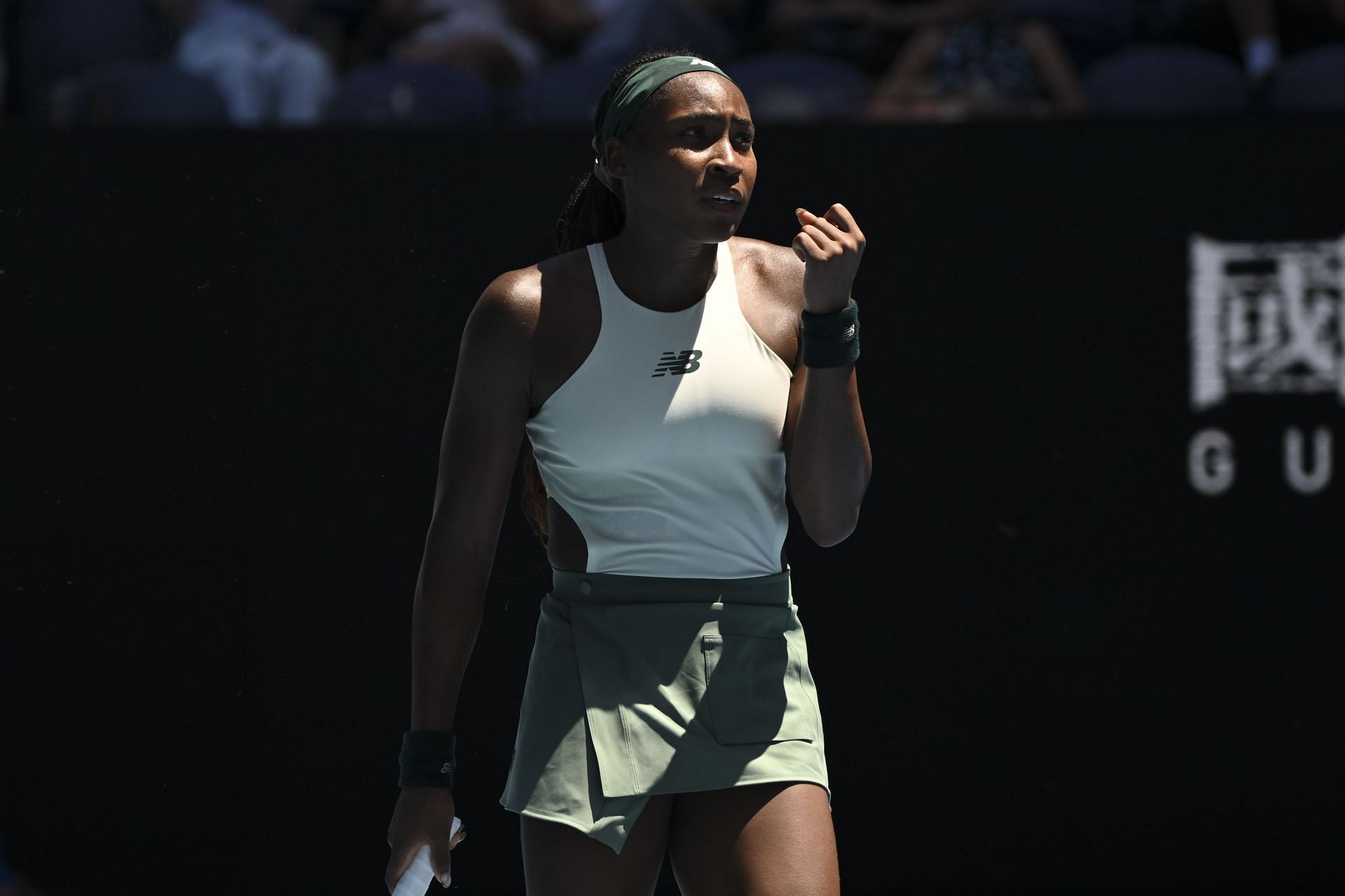 Coco Gauff at the 2025 Australian Open. Image: Getty