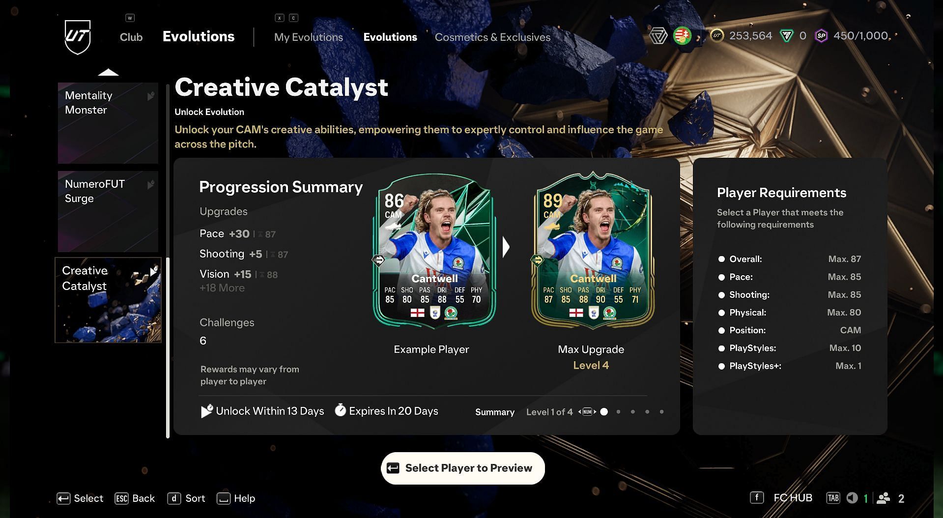 Creative Catalyst Evolution in EA FC 25 (Image via EA Sports)