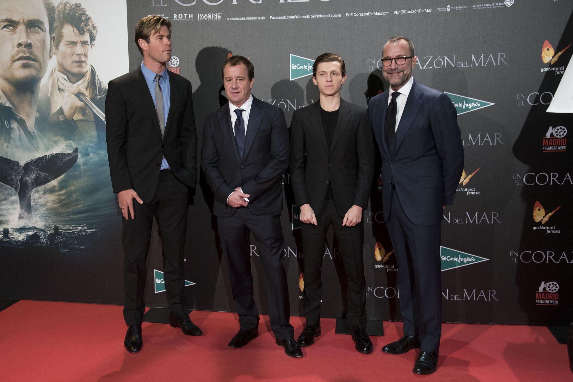 &#039;In the Heart of the Sea&#039; Movie premiere in Madrid (Image via Getty)