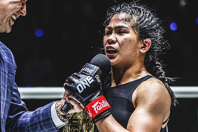 “I’m speechless” - Denice Zamboanga thanks ONE Championship for opportunity at world title