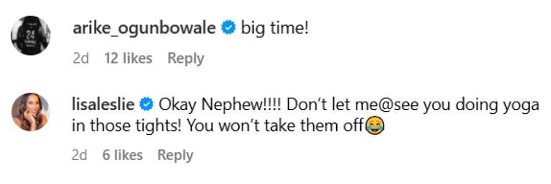 Leslie and Ogunbowale react to Frances Tiafoe&#039;s new beginning with Lululemon (Image: @bigfoe1998 IG)