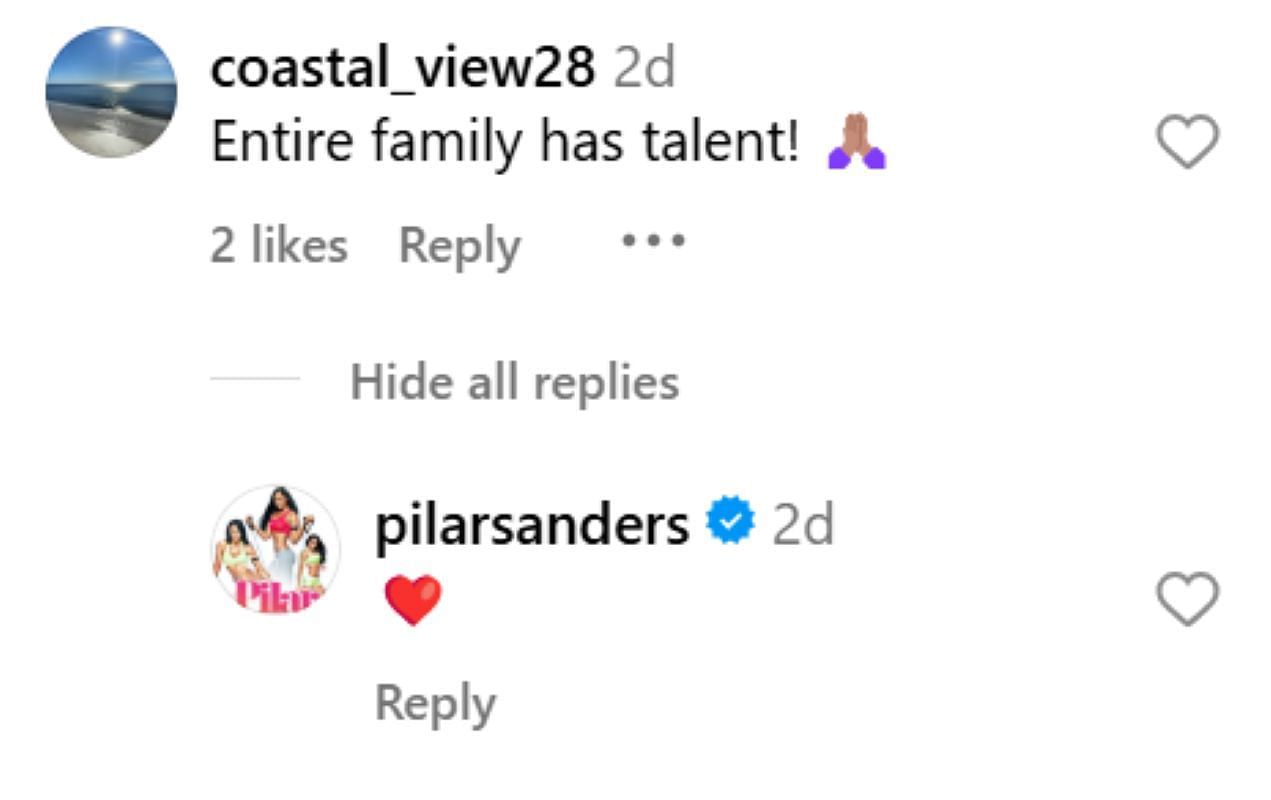 Fan&#039;s comment and Pilar&#039;s reply