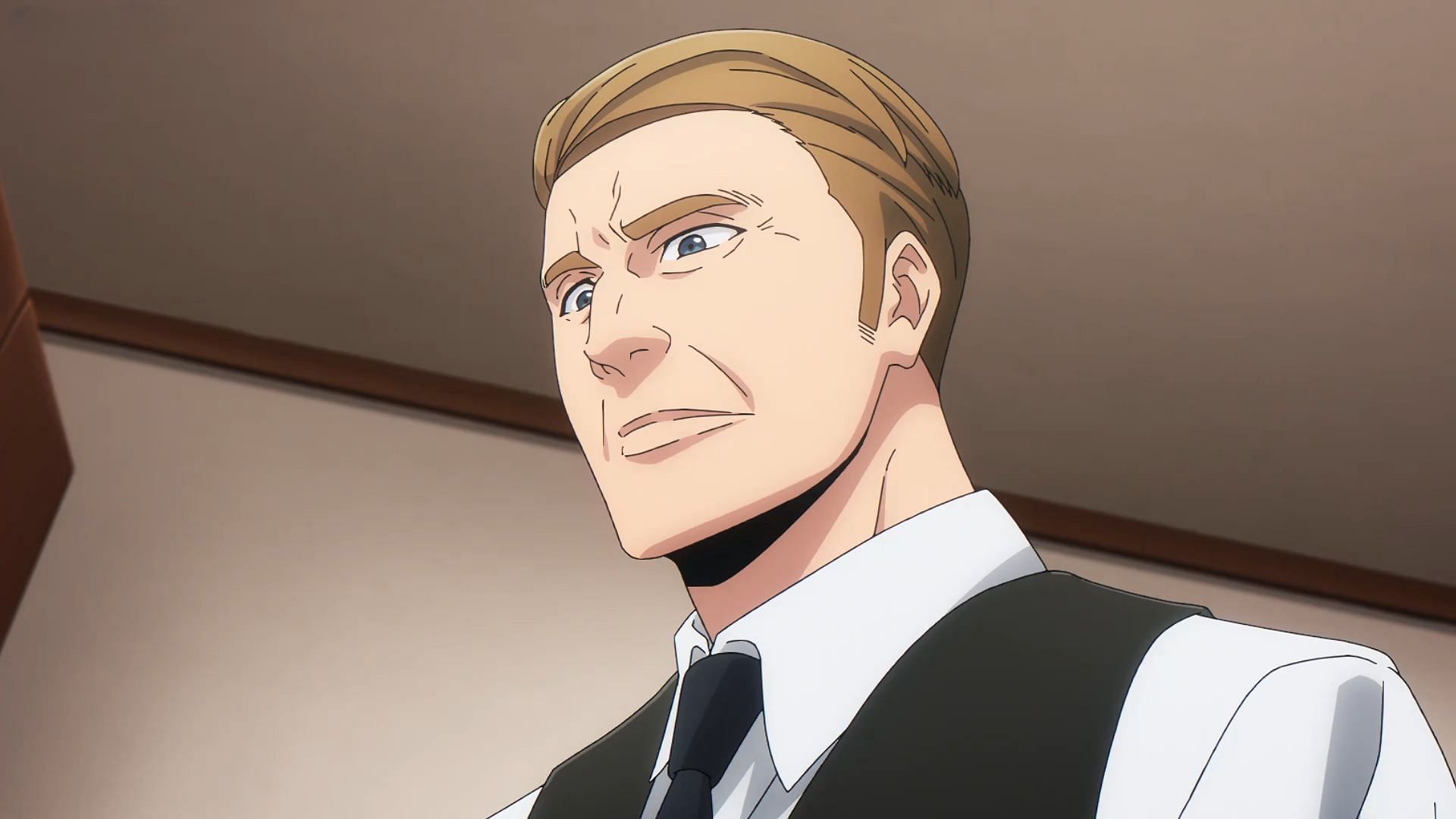 The Deputy Director as seen in Solo Leveling season 2 episode 4 (Image via A-1 Pictures)