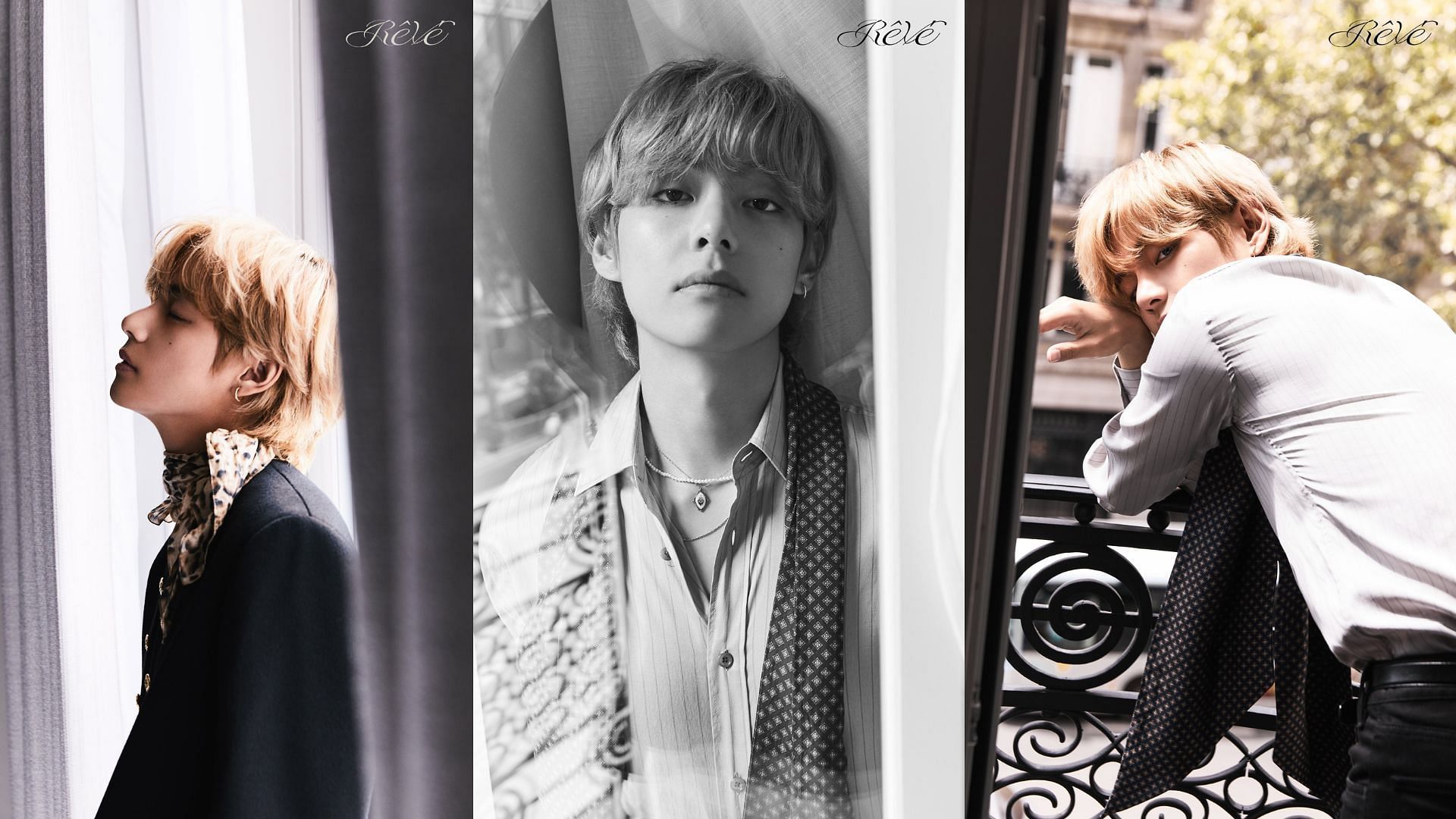 BTS&rsquo; Taehyung&rsquo;s upcoming solo project &lsquo;R&ecirc;v&eacute;&rsquo; concept posters 