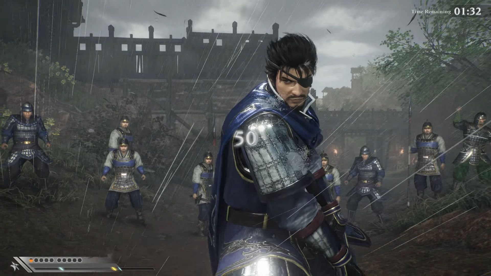 Defeat Xiahou Dun on the 1v1 duel (Image via KOEI TECMO GAMES)