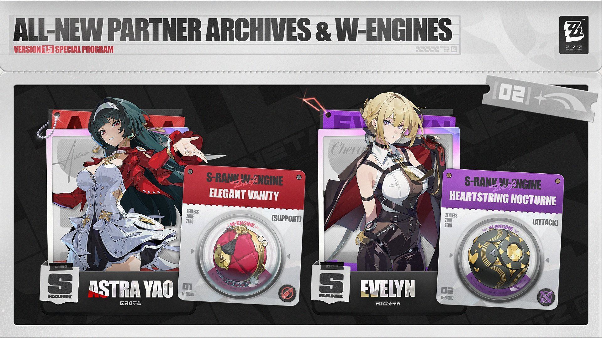 Upcoming characters and W-Engines (Image via HoYoverse)