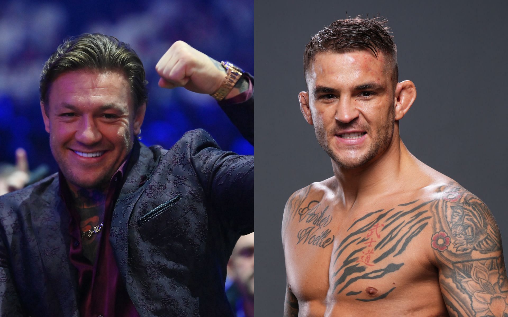 How Conor McGregor (left), Dustin Poirier (right) and other UFC stars brought in 2025. [Image courtesy: Getty Images]  