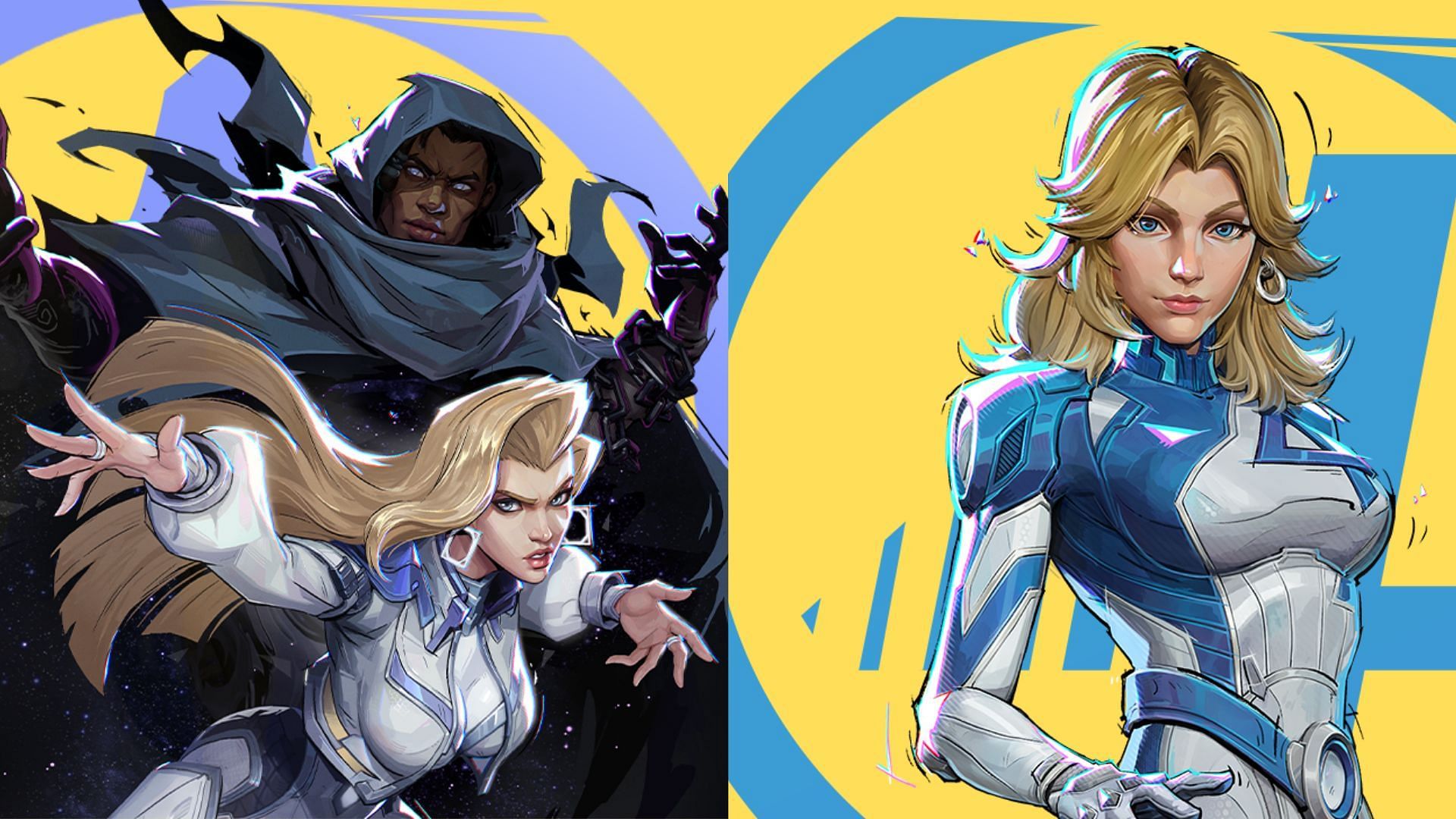 Marvel Rivals community discusses the design choices of Invisible Woman and Dagger (Image via NetEase Games)