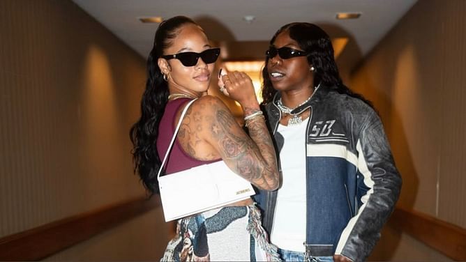 Arike Ogunbowale drops heartfelt 2-word comment for partner Lala Ronay's glamorous dinner look
