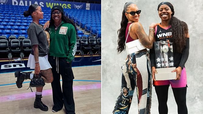 Arike Ogunbowale's fiancee Lala Ronay shares loved-up picture with Wings star ahead of Unrivaled league
