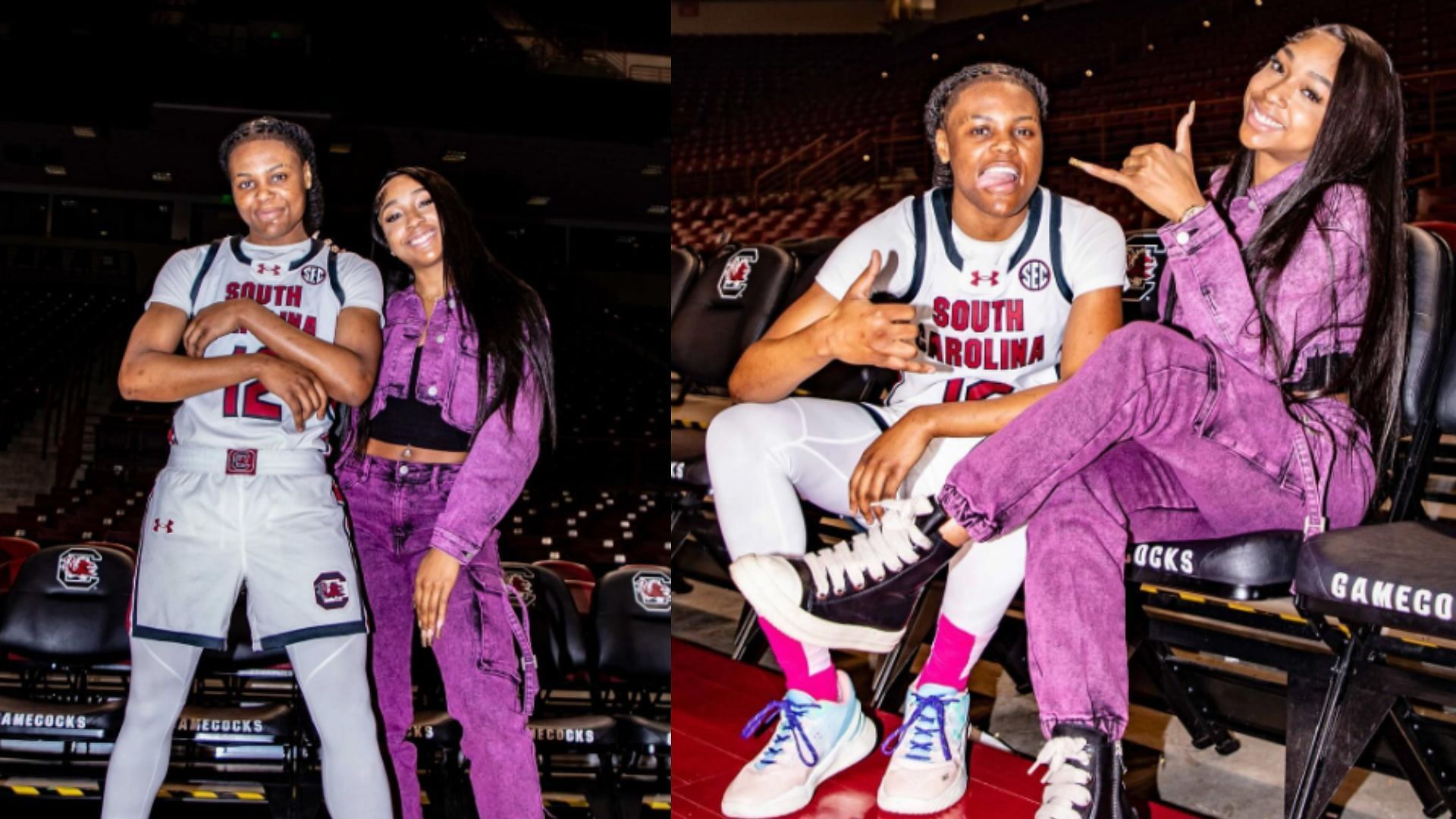 South Carolina&rsquo;s MiLaysia Fulwiley&rsquo;s 2x NCAA champ GF celebrates anniversary by sharing unseen&nbsp;snaps&nbsp;of&nbsp;couple (Image Source: @laywitdabutter/Instagram)