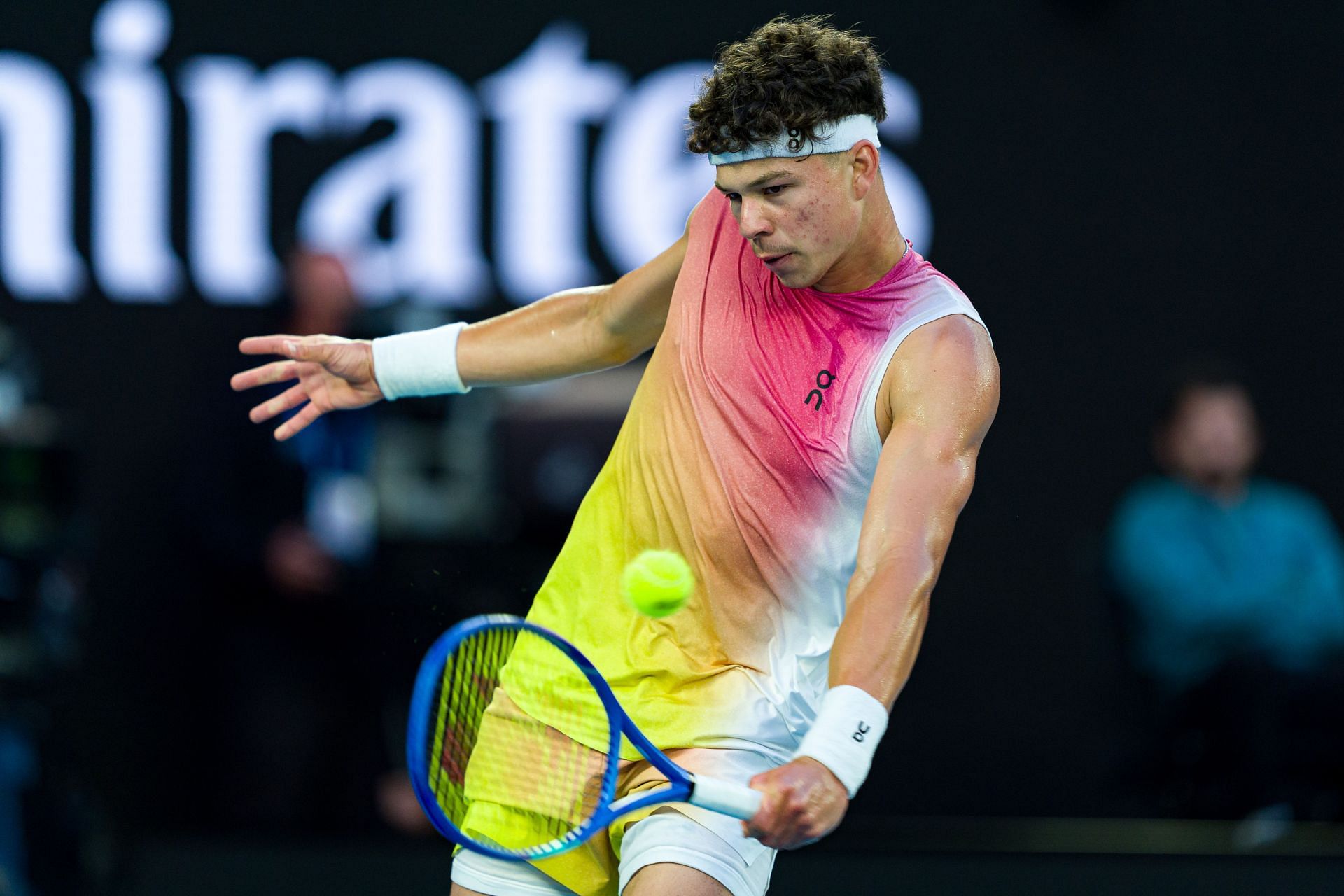 Ben Shelton at the 2025 Australian Open [Image Source: Getty Images]