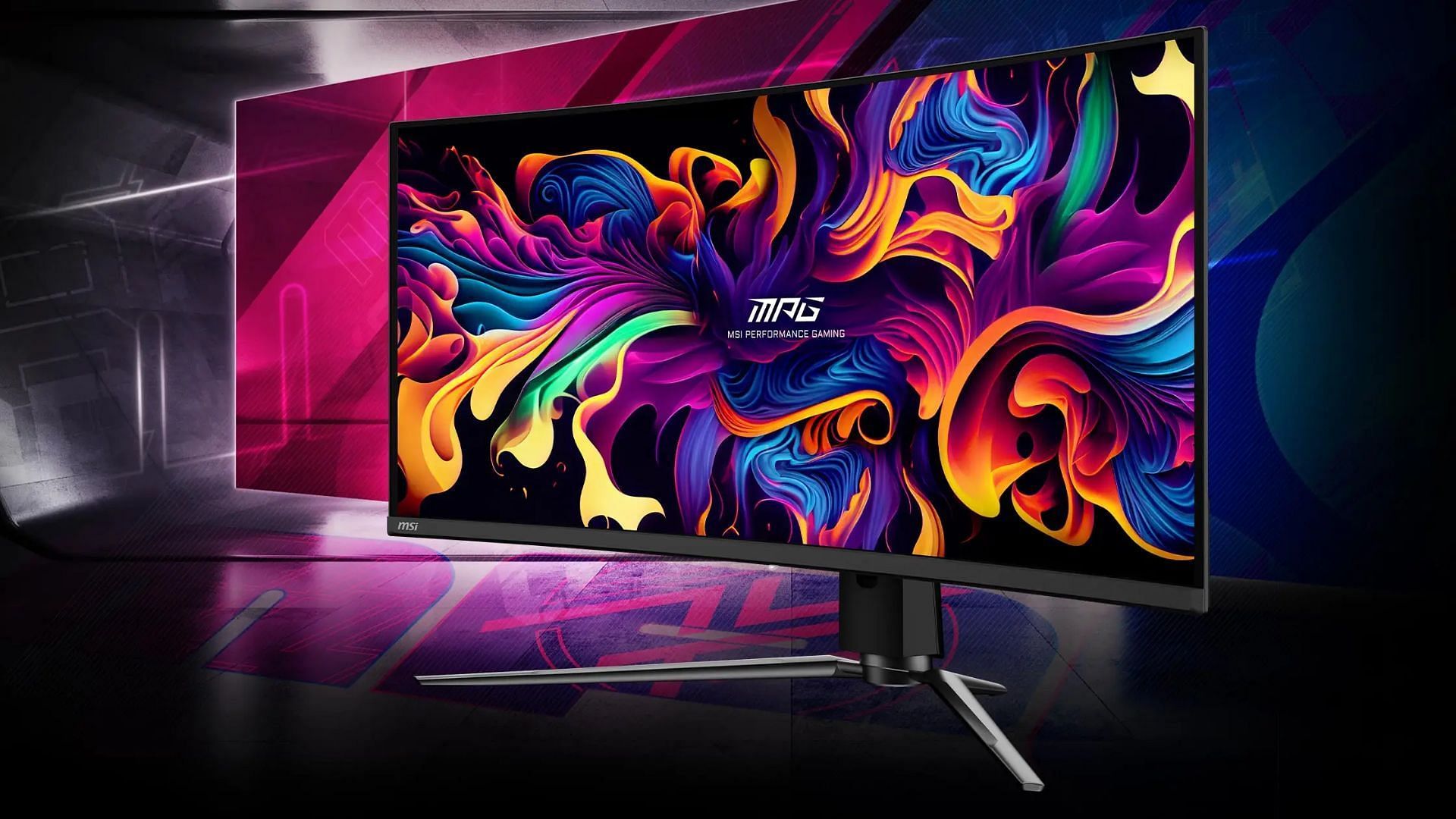 The MSI MPG QD-OLED gaming monitor has a great deal on Newegg (Image via MSI)