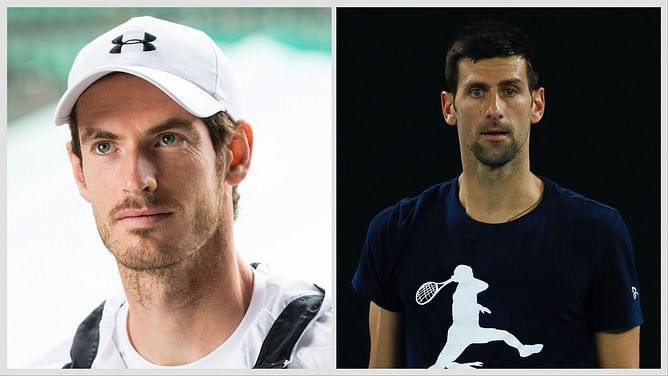 Novak Djokovic's coach Andy Murray says he is 'embarrassed' to see fans crediting him for Serb's success