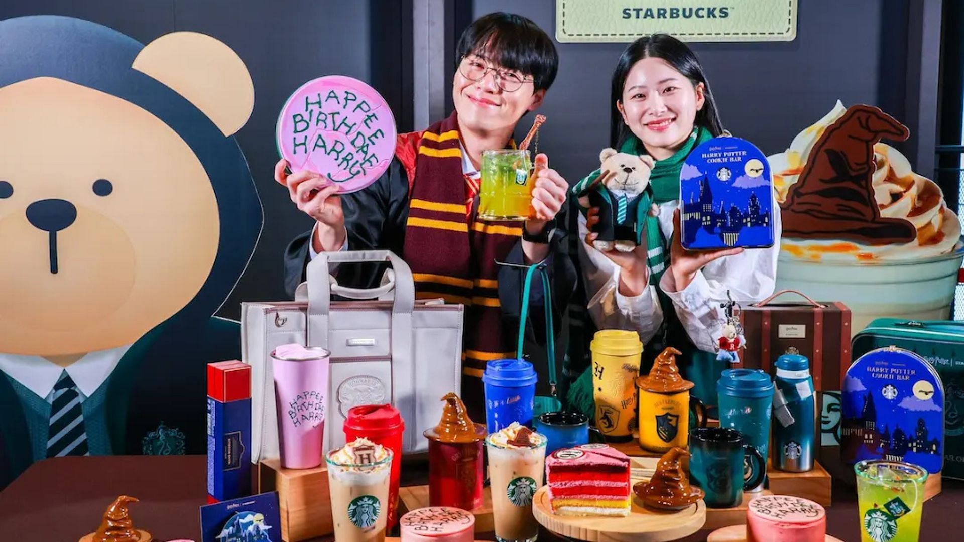 Starbucks&#039; new Harry Potter-inspired collection for 2025 (Image via Starbucks)