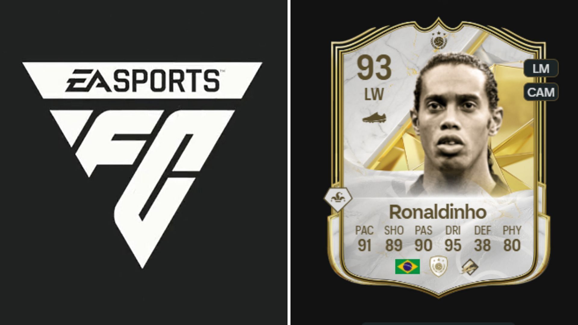 Ronaldinho could appear as warmup SBC before TOTY reveal event (Image via EA Sports)