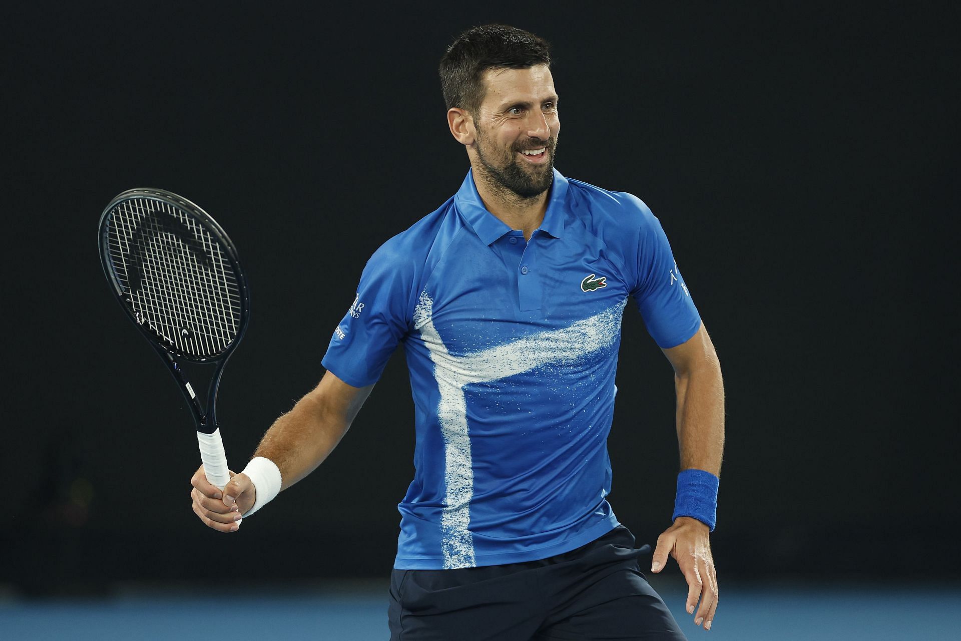 Novak Djokovic at the 2025 Australian Open Previews - Source: Getty