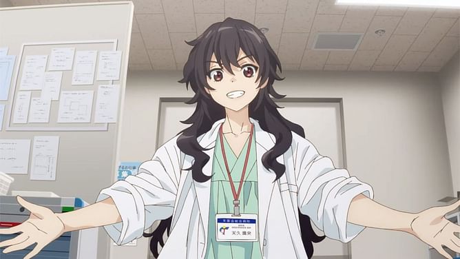Ameku Takao's Detective Karte episode 1: The doctor-detective investigates the murder of the "blue-blooded man"