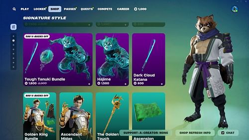 You can now purchase the Hajime skin in Fortnite (Image via Epic Games)