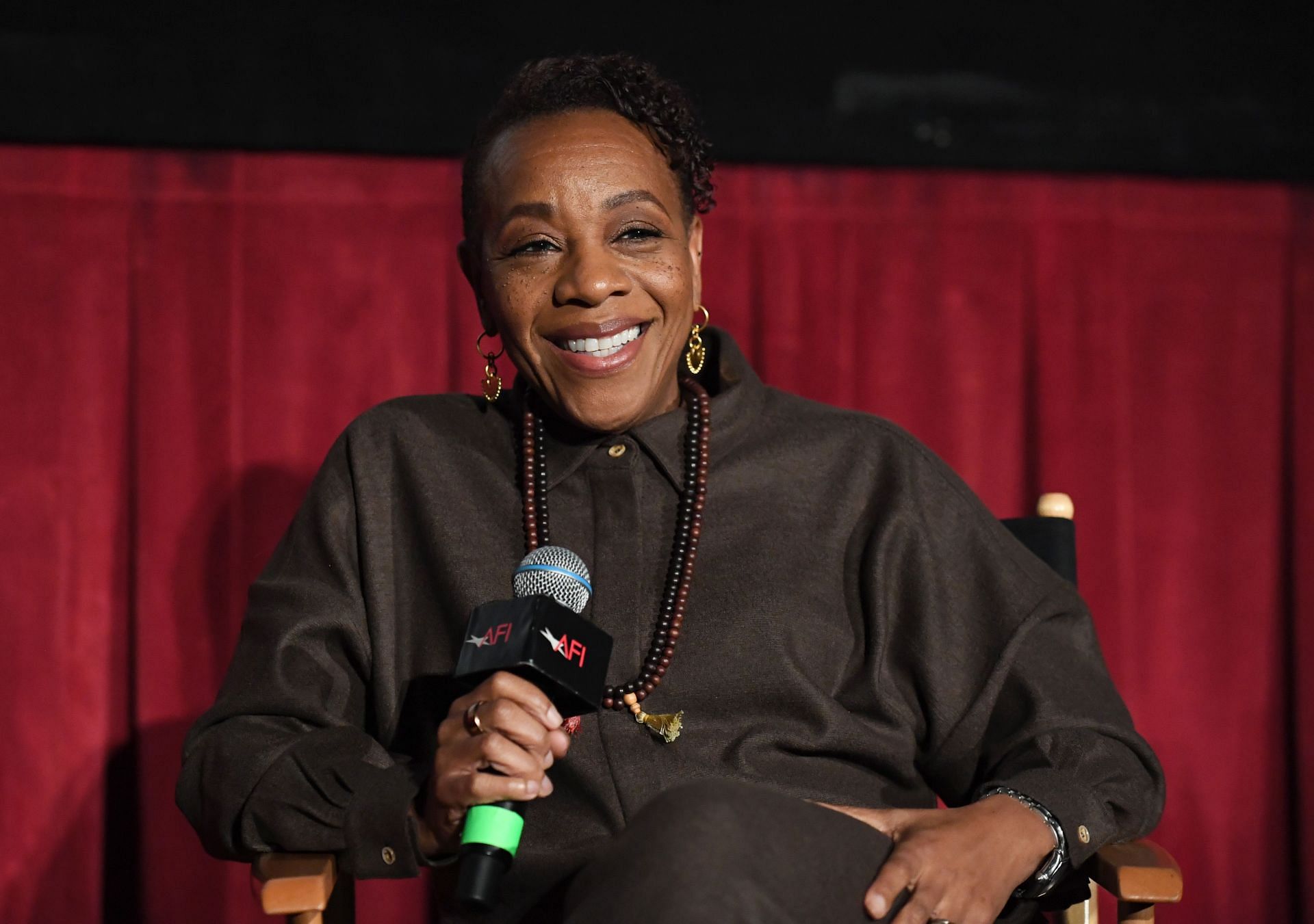 Marianne Jean-Baptiste is seen at the AFI FEST in October 2024 to promote her film Hard Truths (Image via Getty)