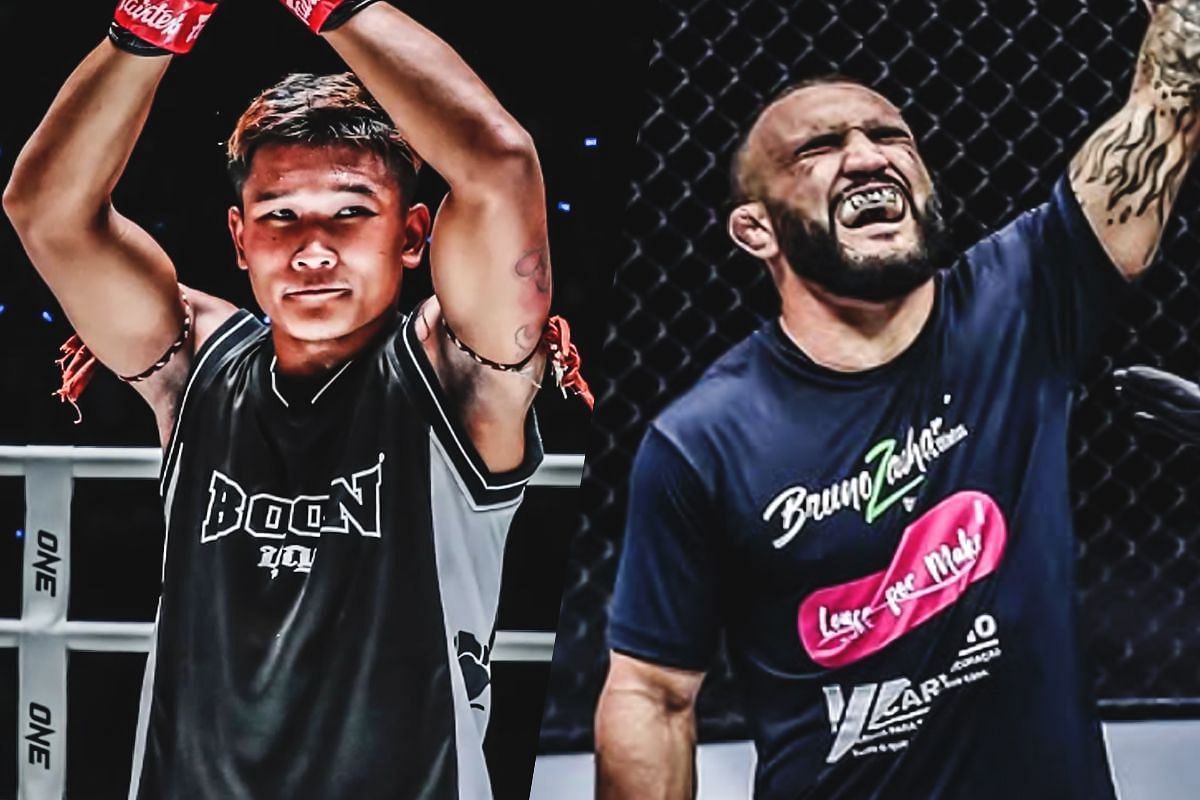 Kulabdam Sor Jor Piek Uthai and John Lineker - Photo by ONE Championship