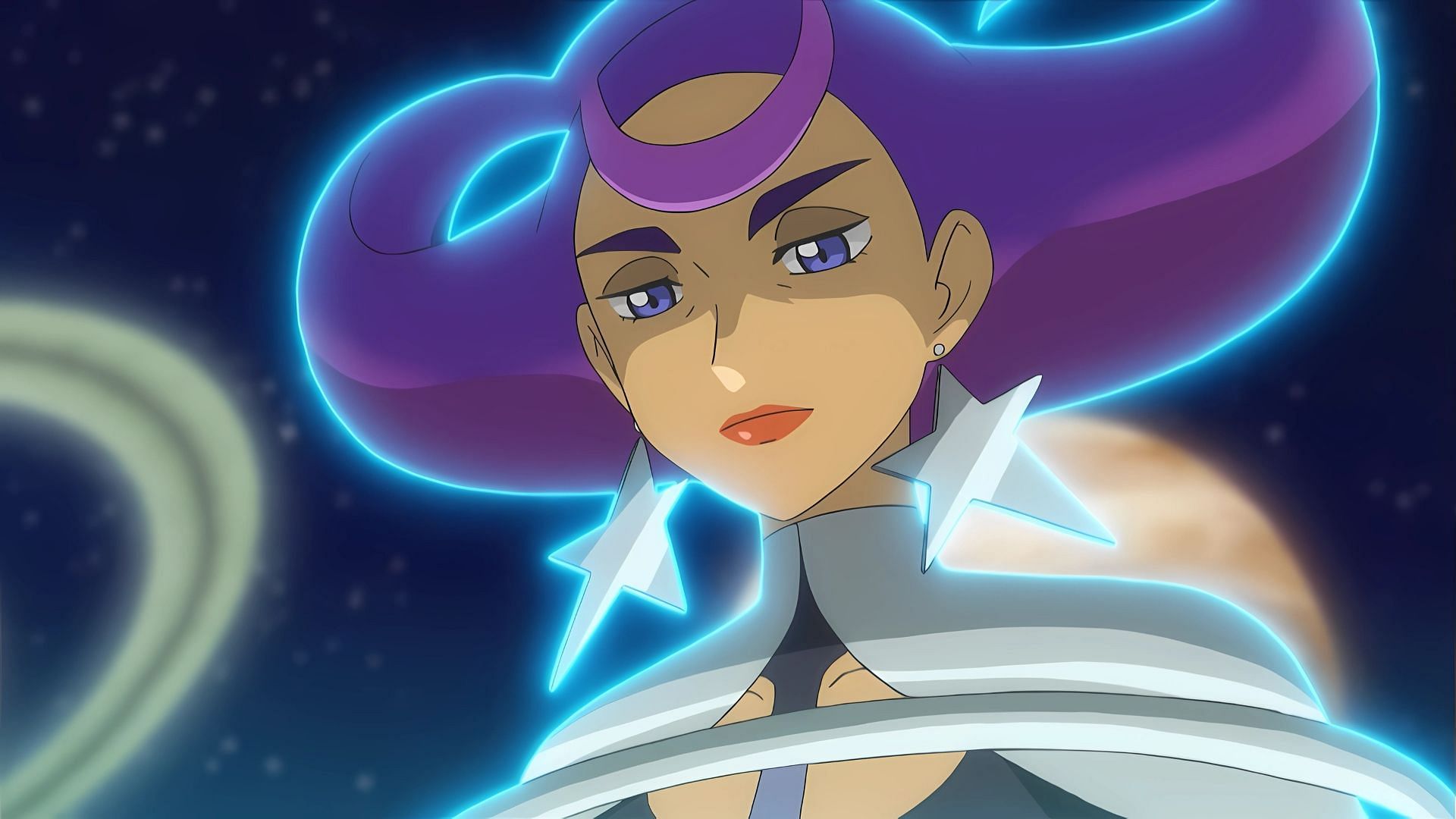 Olympia in the anime. (Image via The Pokemon Company)