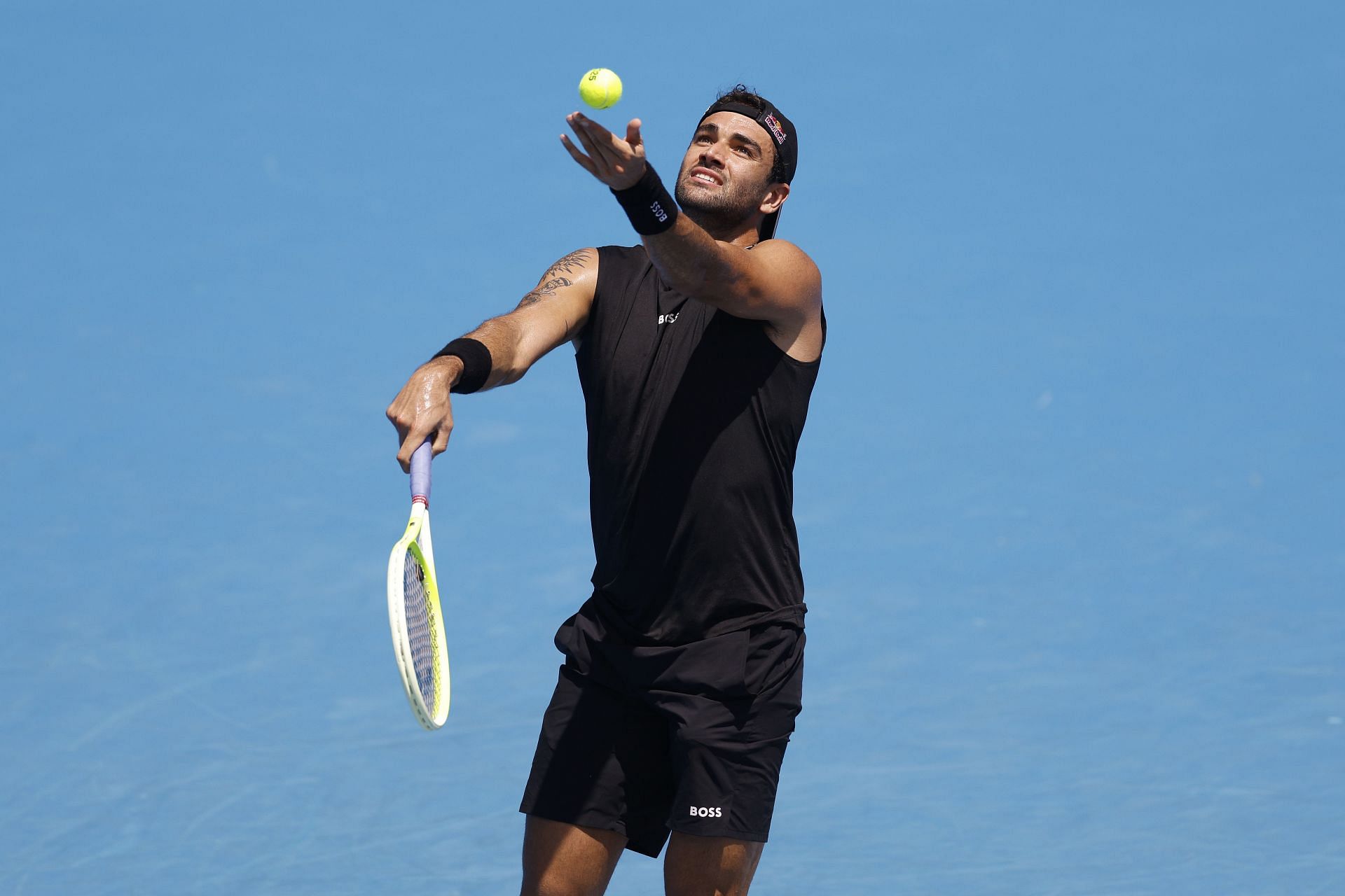 Matteo Berrettini pictured at the 2025 Australian Open | Image Source: Getty