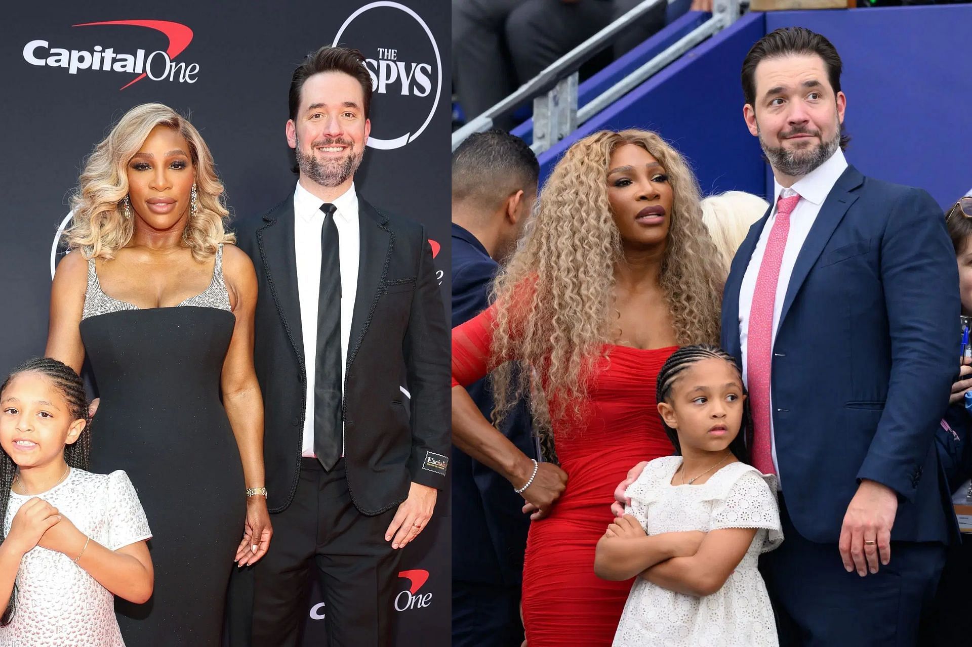 Serena Williams and Alexis Ohanian