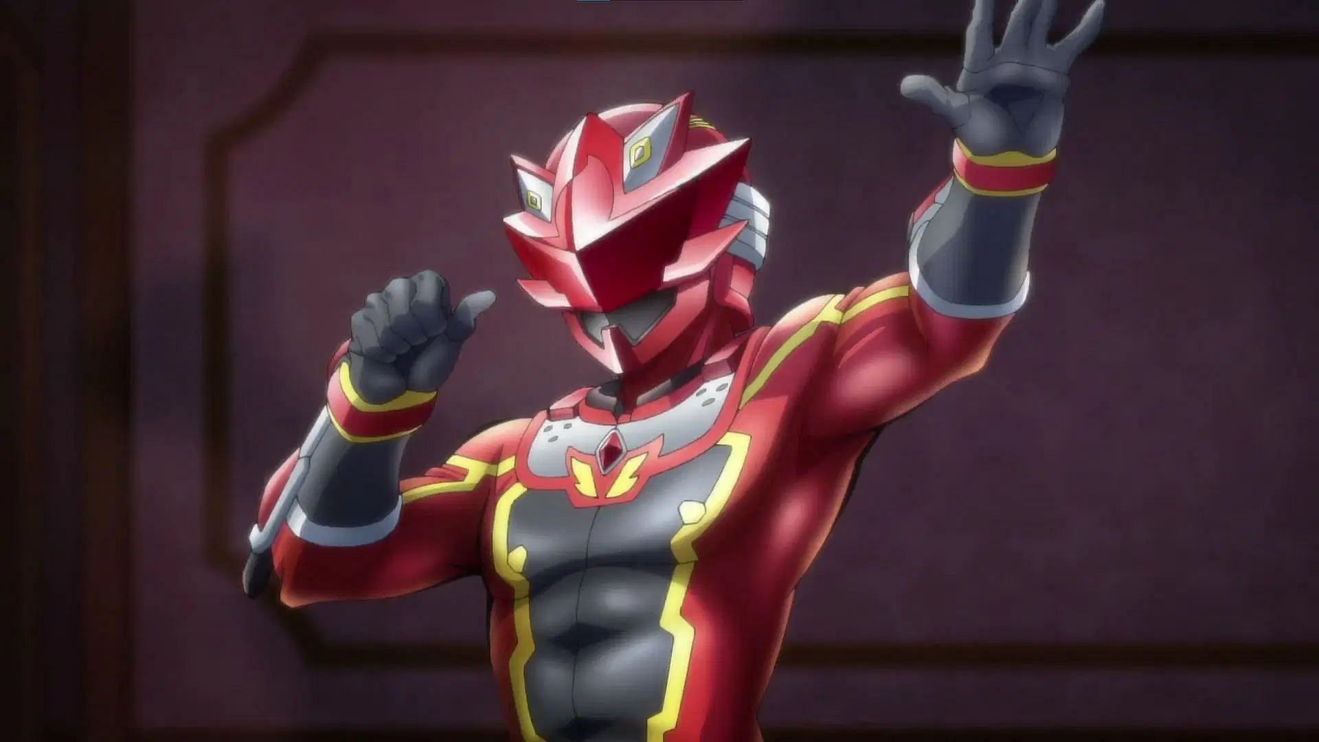 The Red Ranger Becomes an Adventurer in Another World episode 2: Red (Image via Satelight)