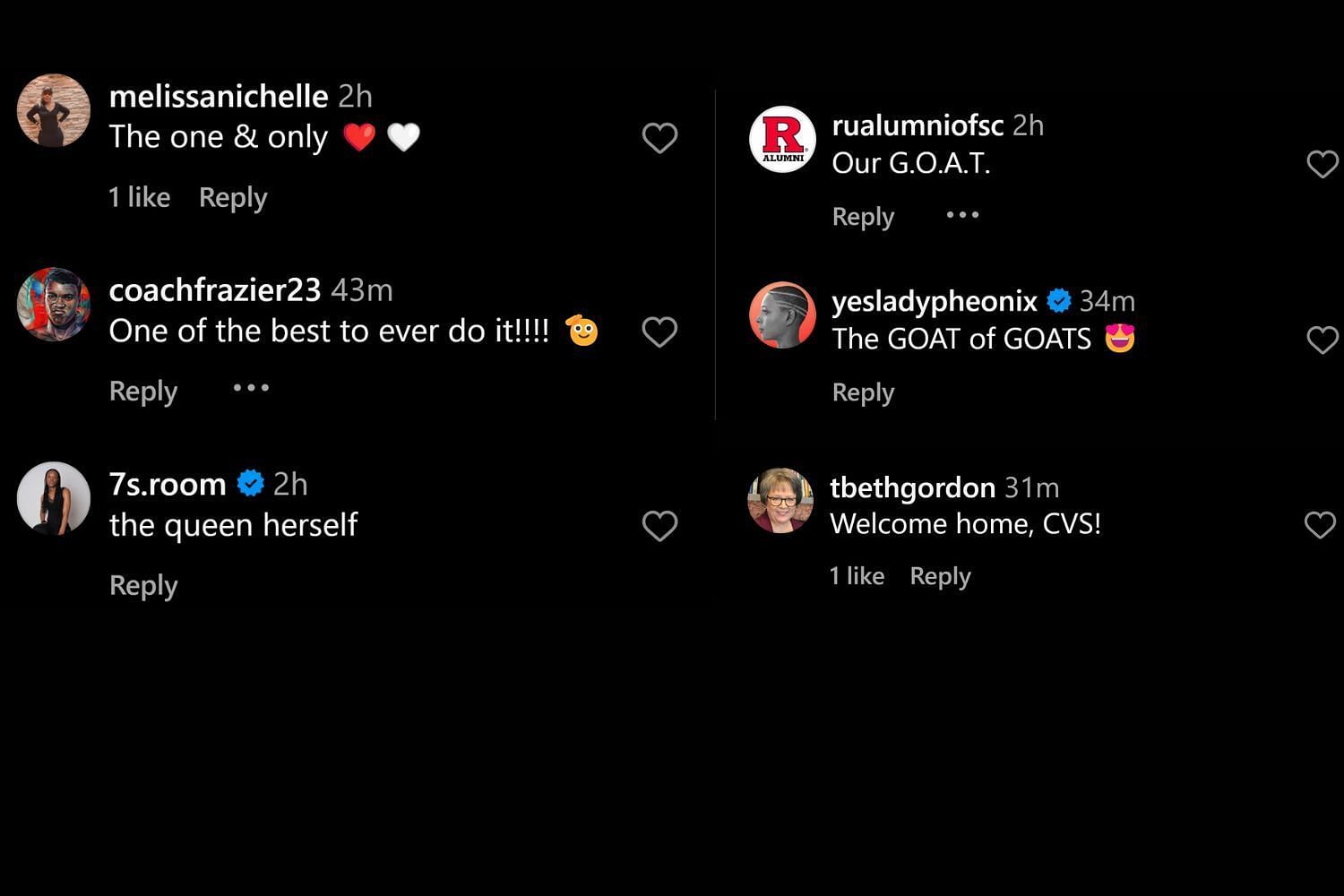 Fans commented on Instagram (@b1gwbb/IG)