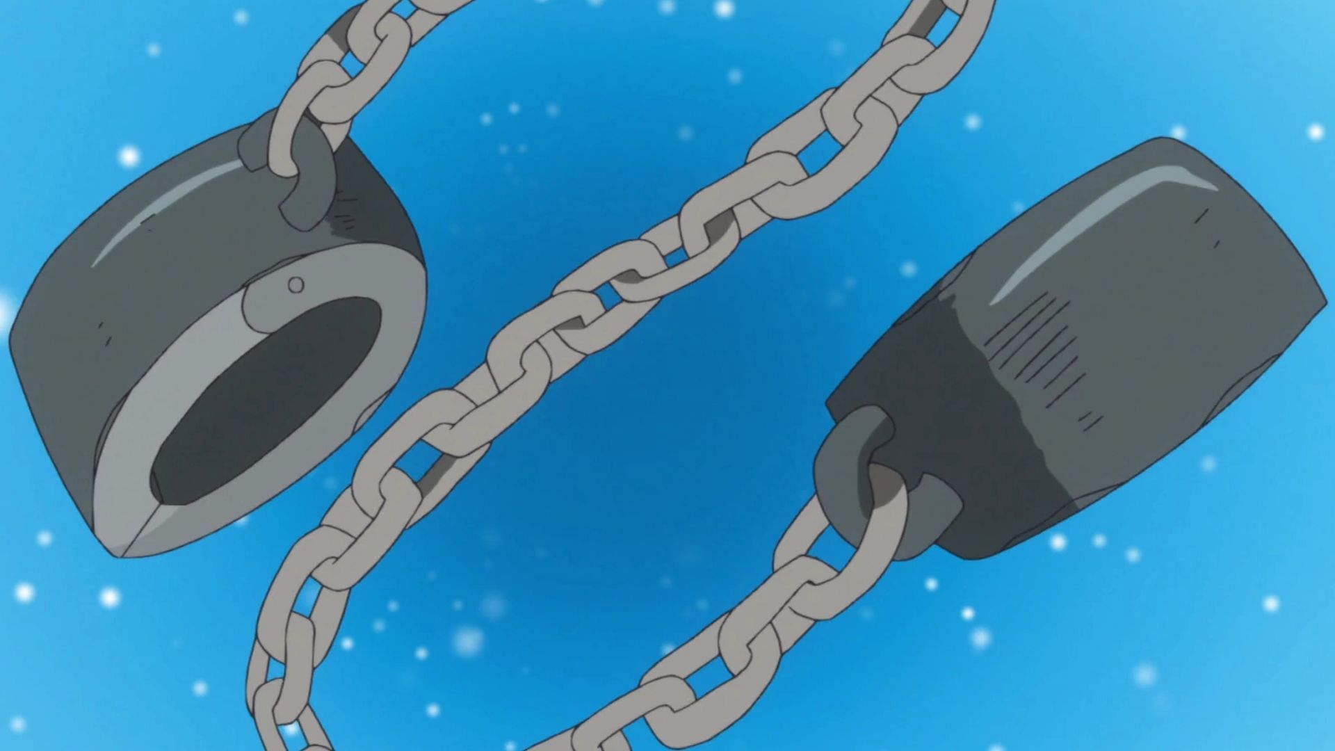 Loki has been chained up in Seastone for six years (Image via Toei Animation)