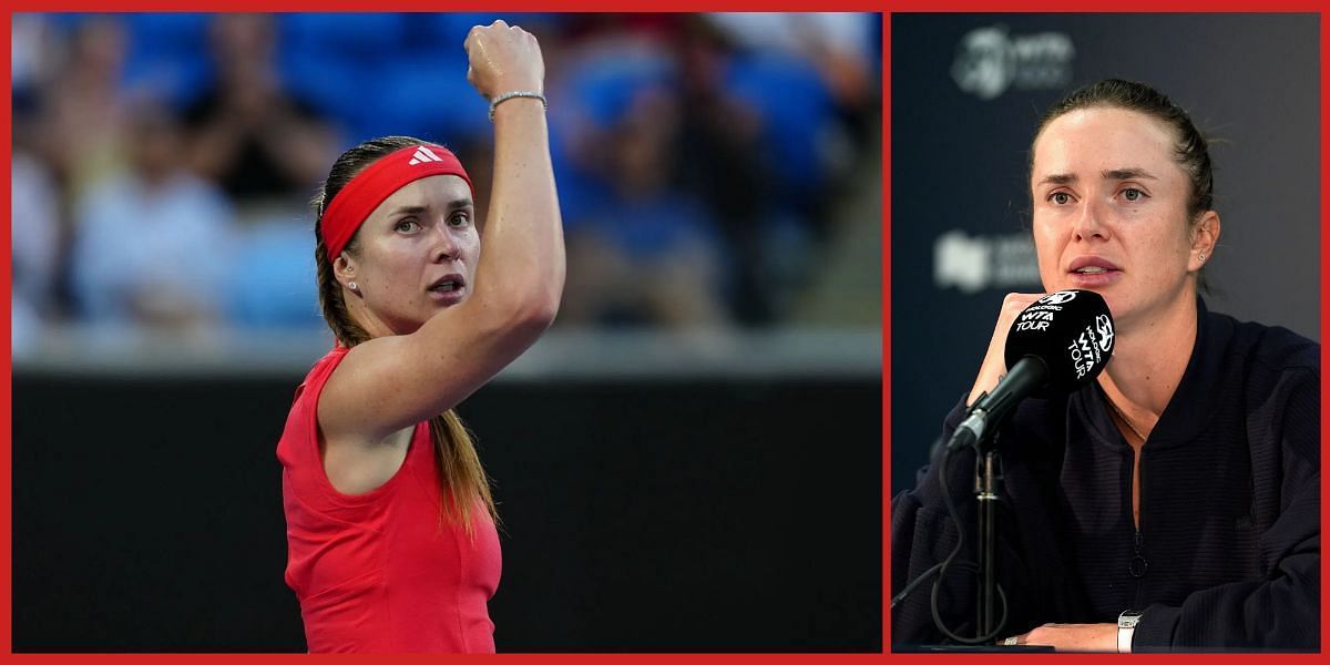 Elina Svitolina at the Australian Open. (Source: Getty)