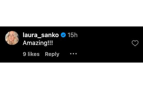 Screenshot of Laura Sanko's comments below.