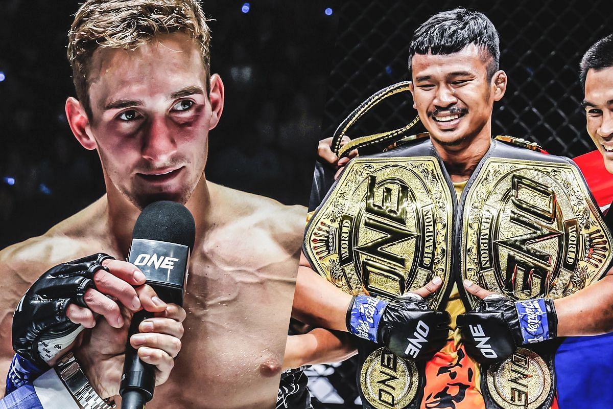 Nico Carrillo and Superlek Kiatmoo9 - Photo by ONE Championship