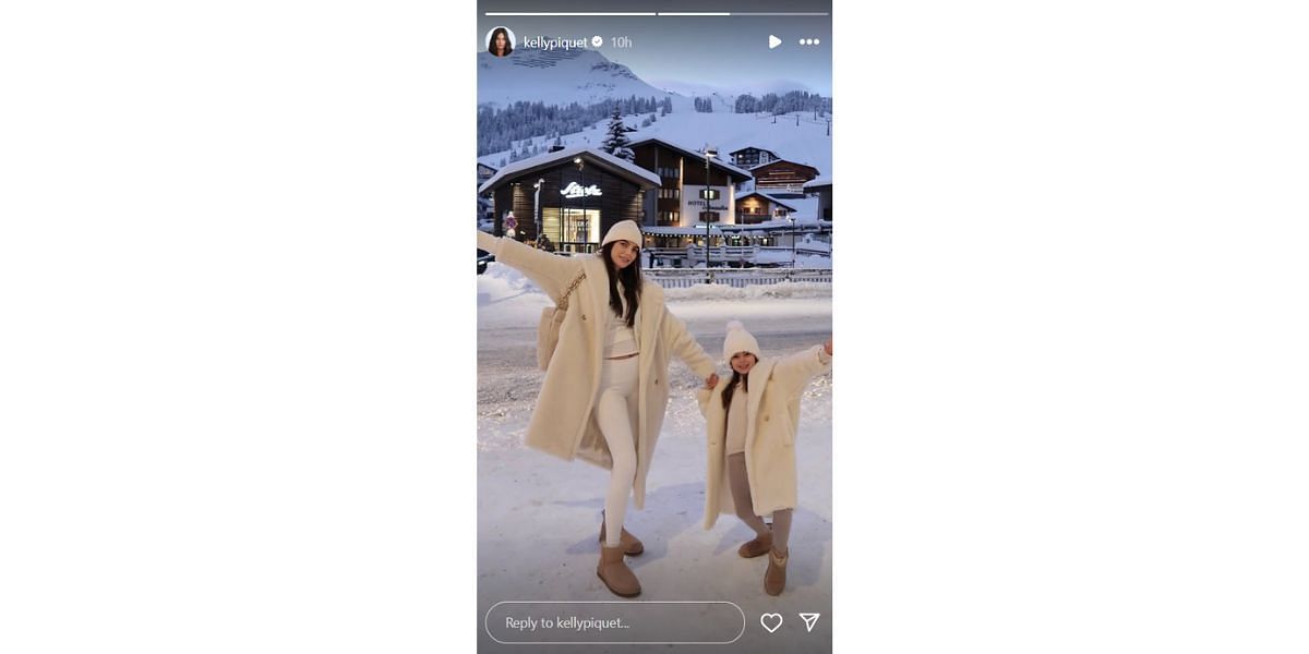 Kelly Piquet with her daughter...Credits-Instagram