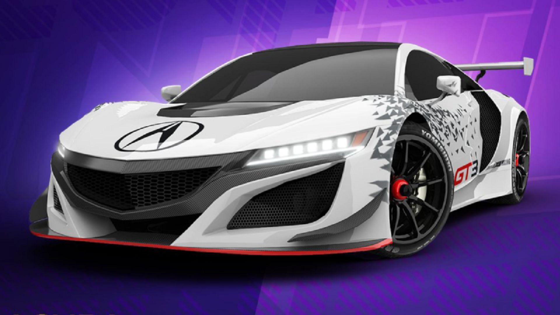 The Car Hunt for the Acura NSX GT3 Evo has arrived (Image via Gameloft)