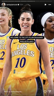 Travis Kelce's ex, Kayla Nicole sends an emphatic message to Kelsey Plum's major career move