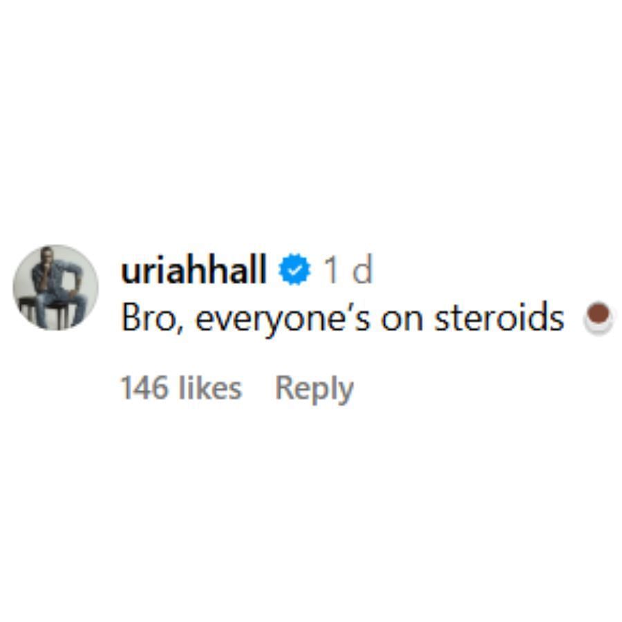 Uriah Hall&#039;s comment