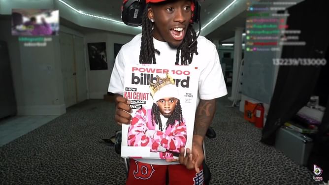 Twitch streamer Kai Cenat gets featured on the cover of Billboard magazine